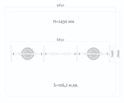 Качели Н24.043012 металлические для детской площадки, фото 2 Качели Н24.043012 металлические для детской площадки, фото 2