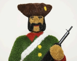 Топиари Гусар Ярополк, с ружьем - газон Eco, фото 2