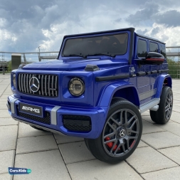 Электромобиль Mercedes-Benz AMG G63 k999kk синий, фото 4