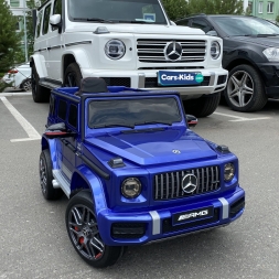 Электромобиль Mercedes-Benz AMG G63 k999kk синий, фото 1
