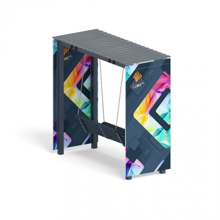 Пергола с диваном Гармония уюта-7 (с поликарбонатом), фото 3