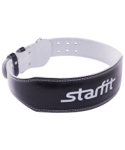 Пояс атлетический SU-302, 4 дюйма, кожа, черный