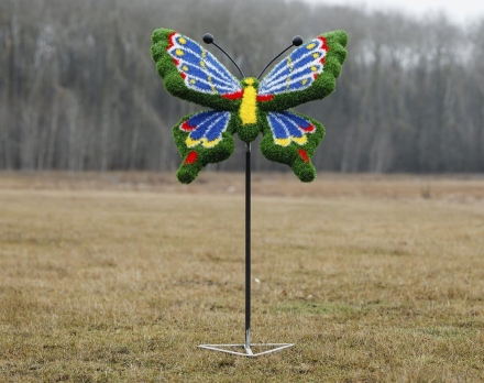 Топиари Бабочка на стойке - газон Eco, фото 1