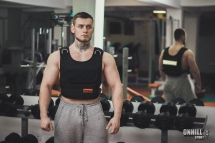 Утяжелительный жилет "Hard" 1-40 кг (р.48-50) с грузами (металл) Утяжелительный жилет "Hard" 1-40 кг (р.48-50) с грузами (металл)