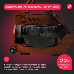 Гребной тренажер домашний SVENSSON BODY LABS WAVERUN, фото 4 Гребной тренажер домашний SVENSSON BODY LABS WAVERUN, фото 4