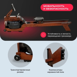 Гребной тренажер домашний SVENSSON BODY LABS WAVERUN, фото 5 Гребной тренажер домашний SVENSSON BODY LABS WAVERUN, фото 5