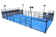 Корт для игры в падел LS Technology