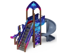 Детская игровая площадка Космопорт Космос ДИК 2.14.04-12 H=750 H=2000 Детская игровая площадка Космопорт Космос ДИК 2.14.04-12 H=750 H=2000