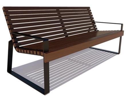 Парковая скамейка Белгород, Лиственница 1,2 м, фото 1