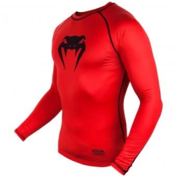 Рашгард Venum Contender 3.0 Red/Black L/S, фото 2