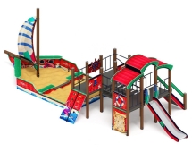 Детская игровая площадка Парусник (Мульт) ДИК 2.03.3.02-03 Н=1200
