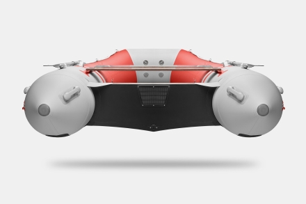 GLADIATOR B 420 LIGHT B Красно-белый моторная лодка ПВХ Фанерный пайол, фото 6