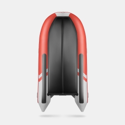 GLADIATOR B 420 LIGHT B Красно-белый моторная лодка ПВХ Фанерный пайол, фото 3