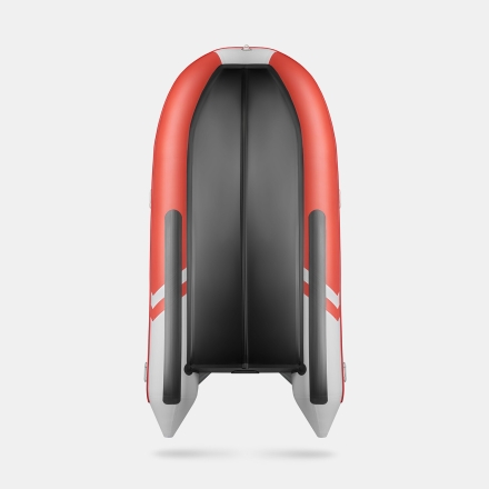 GLADIATOR B 420 LIGHT B Красно-белый моторная лодка ПВХ Фанерный пайол, фото 3