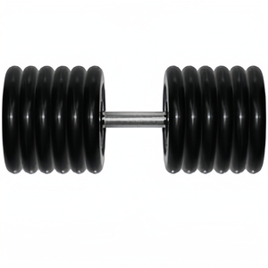 Гантель 51 кг черная неразборная, фото 1