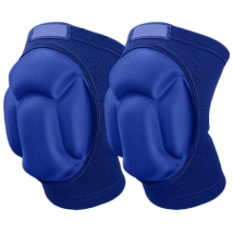 Наколенники волейбольные эластичные с протектором Синие р.L Наколенники волейбольные эластичные с протектором Синие р.L