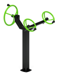 Рули (положение стоя) зеленый - Уличный тренажер - СТ 103-12, фото 3