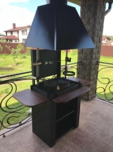 Барбекю-гриль «пристенный» вариант Барбекю-гриль «пристенный» вариант