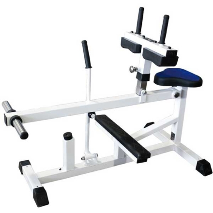 Голень сидя Barbell МВ 4.1 (свободные веса) белый, фото 1