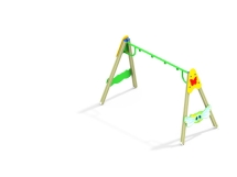 ДИО 1.105 Деревянные качели двойные (подвесы в комплект не входит)