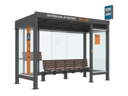 Остановочный павильон «Городской стандарт», DoorHan Остановочный павильон «Городской стандарт», DoorHan