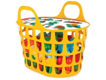 Конструктор из 52 деталей в корзине Pilsan Super Blocks (03-290)