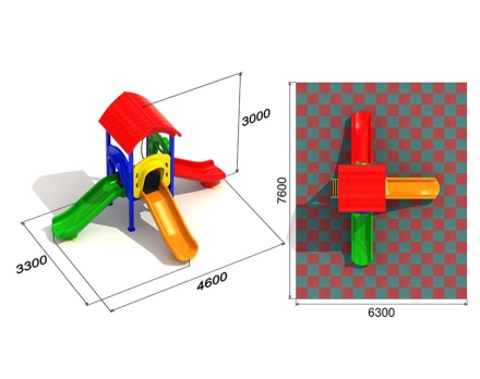 Детская площадка Ромашка 1.1, фото 3