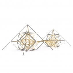 Пространственная канатная конструкция с полусферами AT-42.01, фото 1