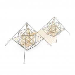 Пространственная канатная конструкция с полусферами AT-42.01, фото 2