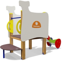 Горка Печка 08110 H=650 для детской площадки Горка Печка 08110 H=650 для детской площадки