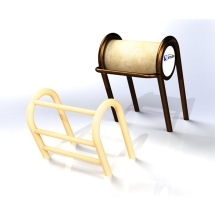 А-0201 Скамья для пресса + гиперэкстензия