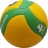 Мяч вол. &quot;MIKASA V200W-CEV&quot;,р.5,оф.мяч ЕКВ,ЛЧ ЕКВ,синт.к.микрофиб,18пан, клеен,зел-желт
