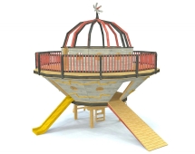 Игровой комплекс TORUDA WOOD Летающая тарелка Игровой комплекс TORUDA WOOD Летающая тарелка