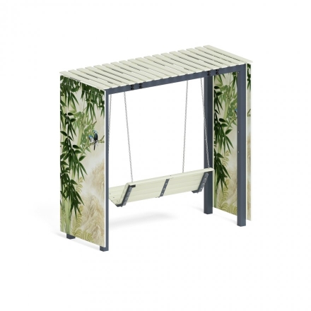 Пергола с диваном Бамбуковый лес (без поликарбоната), фото 4