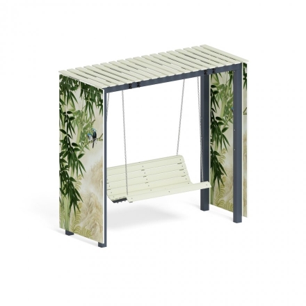 Пергола с диваном Бамбуковый лес (без поликарбоната), фото 1