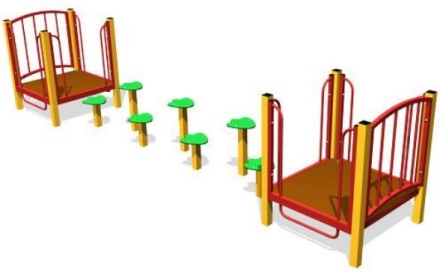 Уличный спортивный комплекс СГК-5 КС006, фото 1