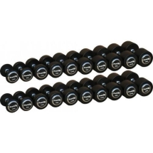 Гантельный ряд PROFI-FIT PROFESSIONAL 2,5 кг - 25 кг (10 пар), шаг 2,5 кг