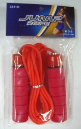 Скакалка 5103 (2,8 м, мягкие ручки, шнур: ПВХ)