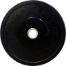 Изображение товара Диск для штанги каучуковый, черный, PROFI-FIT D-51, 10 кг