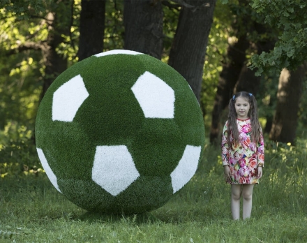 Топиари мяч Футбольный - газон Eco, фото 2