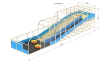 Тюбинговая горка "Воздушный рейс" Тюбинговая горка "Воздушный рейс"
