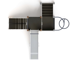 Детская игровая площадка Играйте с нами (Тайга) горка Н 1200 ДИК 2.01.1.02-03, фото 4