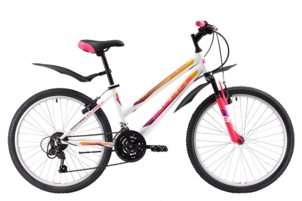 Велосипед Black One Ice Girl 24 белый/розовый/жёлтый, фото 1