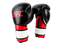 (UFC Перчатки MMA для работы на снарядах чёрные - 12 Oz)