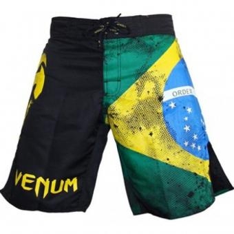 Шорты ММА Venum Fight Brazilian Flag, фото 1