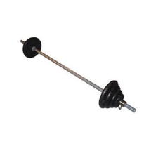 Штанга тренировочная 44 кг (обрезиненные диски) Штанга тренировочная 44 кг (обрезиненные диски)