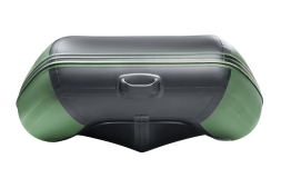 YACHTMAN-280 СК (Яхтман) зеленый-черный (лодка ПВХ под мотор с усилением), фото 4