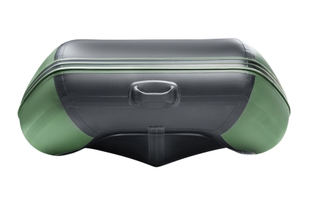 YACHTMAN-280 СК (Яхтман) зеленый-черный (лодка ПВХ под мотор с усилением), фото 4