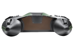 YACHTMAN-280 СК (Яхтман) зеленый-черный (лодка ПВХ под мотор с усилением), фото 5