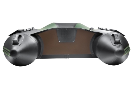 YACHTMAN-280 СК (Яхтман) зеленый-черный (лодка ПВХ под мотор с усилением), фото 5